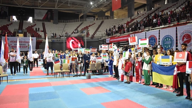 Kick boksta Türkiye Açık WAKO Dünya Kupası Antalya'da yapıldı