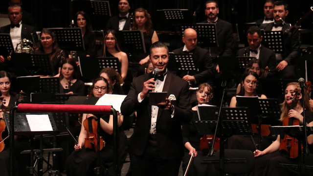 Samsun Devlet Opera ve Balesi, "Yankılı Tepeler" senfonik şiir dinletisini sahneledi