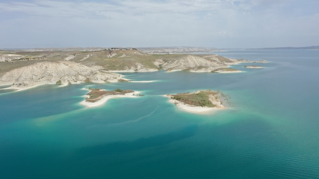 Adıyaman'ın martılara özel adası