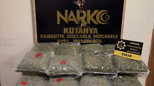Kütahya'da 15 kilo 840 gram esrar ele geçirilen kamyonun sürücüsü tutuklandı