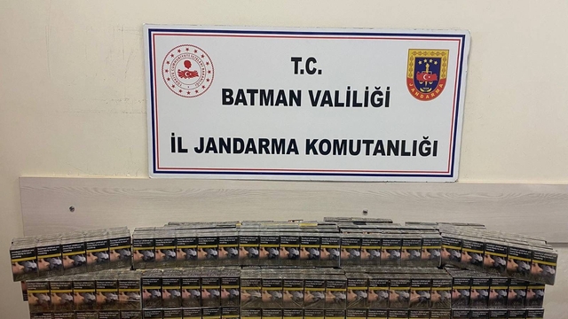 Batman'da gümrük kaçağı 1510 paket sigara ele geçirildi
