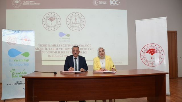 Niğde'de "Su Verimliliği Seferberliği İşbirliği Protokolü" imzalandı