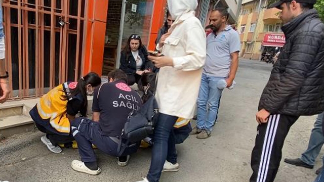 Tekirdağ'da 1'inci kattan düşen bebek yaralandı