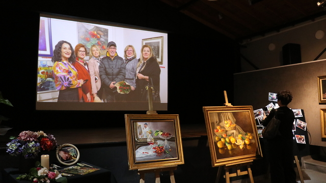 Trabzon'da Ressam Abit Güner anısına resim sergisi açıldı