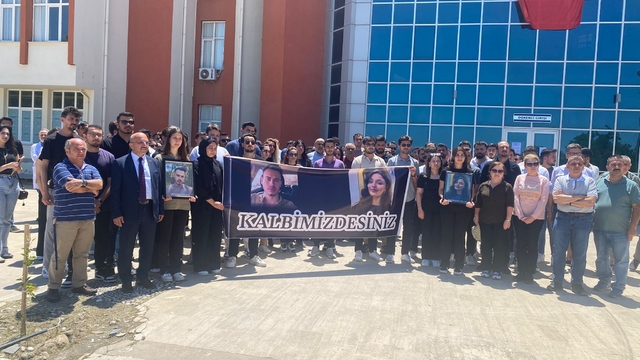 Aydın'da kazada ölen üniversite öğrencileri anısına fidan dikildi