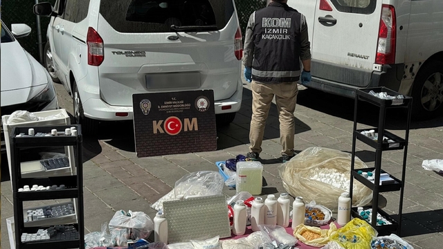 İzmir'de sahte vücut geliştirme ilaçları ele geçirildi: 1 tutuklama