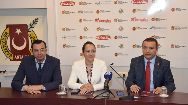 Burdur Valisi Bilgihan Antalya Gazeteciler Cemiyeti ziyaretinde konuştu: