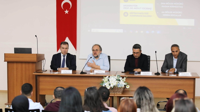 GAÜN'de "Ajans Haberciliği" etkinliği düzenlendi