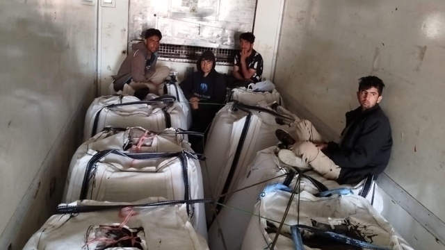 Sivas'ta 7 düzensiz göçmen yakalandı