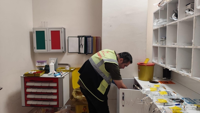 Batman'da sağlık kuruluşlarında tıbbi atık denetimi yapıldı