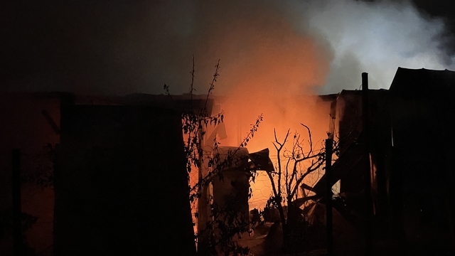 Kayseri'de prefabrik evde çıkan yangın söndürüldü