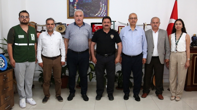 Yeşilay Hatay Şubesinden İl Emniyet Müdürü Gökce'ye ziyaret