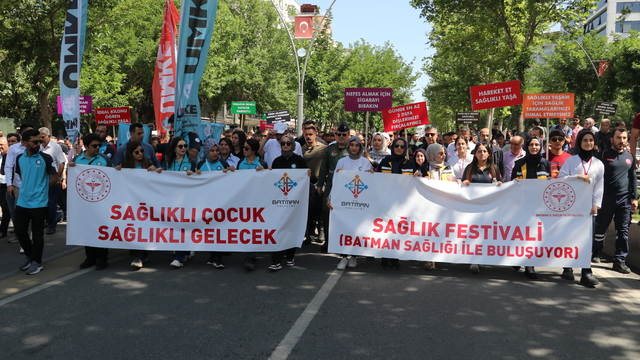 Batman'da "Sağlık festivali" düzenlendi