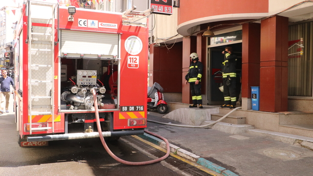 Tekirdağ'da pansiyonda çıkan yangın söndürüldü