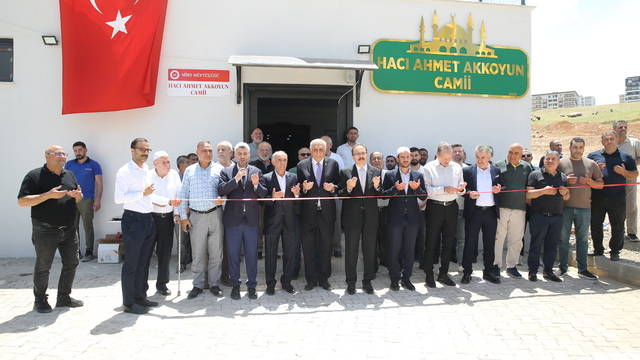 Siirt'te Hacı Ahmet Akkoyun Camisi ibadete açıldı