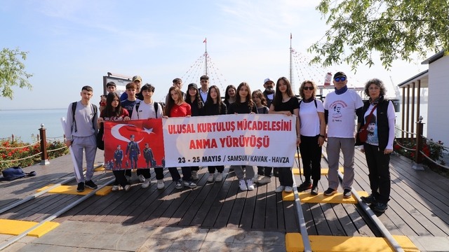 Samsun'da Ulusal Kurtuluş Mücadelesi 15. Anma Yürüyüşü yapıldı