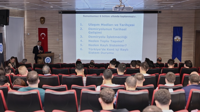 TÜ'de "Dünden Bugüne Raylı Sistemler" semineri düzenlendi