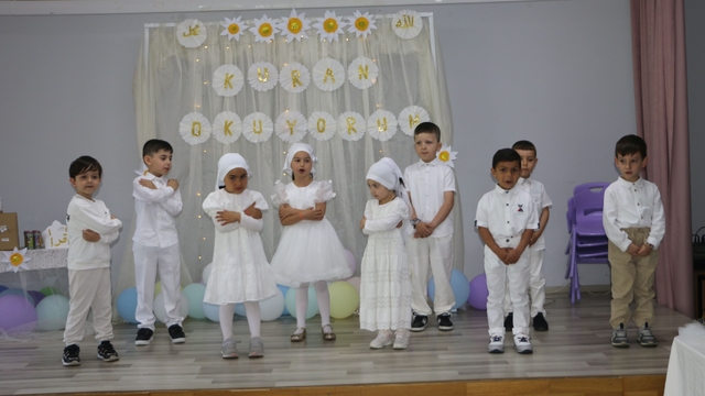 Of'ta anasınıfı öğrencilerinden "Kuran Okuyorum" etkinliği