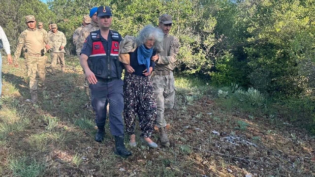 Zihinsel engelli kadın, ormanda İHA ile bulundu