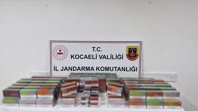 Kocaeli'de 1620 kaçak elektronik sigara ele geçirildi