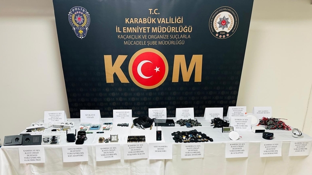 Karabük'te 'casus kamera' operasyonu: 1 tutuklama