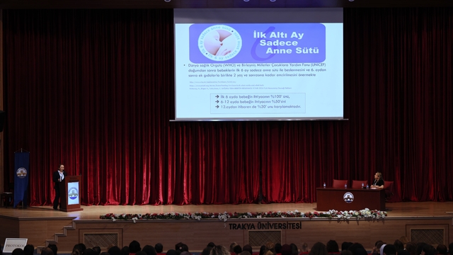 Trakya Üniversitesinde "Anne Sütü ve Emzirme Sempozyumu" gerçekleştirildi