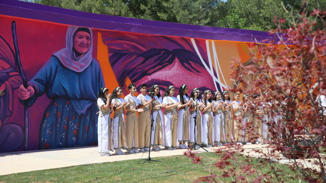 Gaziantep'te AB-Türkiye dayanışması için yapılan sanat duvarı açıldı