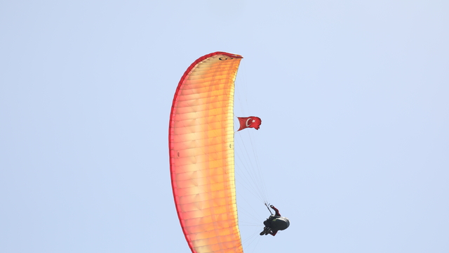 Samsun'da yamaç paraşütü etkinliği