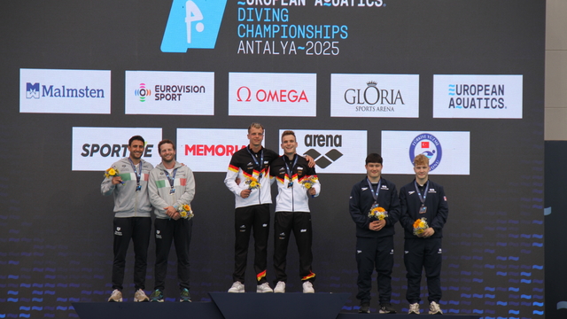 Avrupa Su Sporları Atlama Şampiyonası'nda üçüncü gün tamamlandı