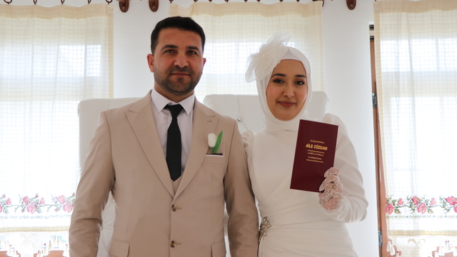Yozgat'ta çiftler "25.05.2025"te nikahlarını kıydırdı