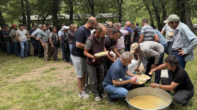 Çan'da 3 bin kişilik köy hayrı düzenlendi