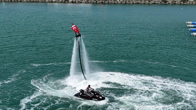 Karadeniz'in en büyük 'Uluslararası Su Sporları Festivali' tamamlandı