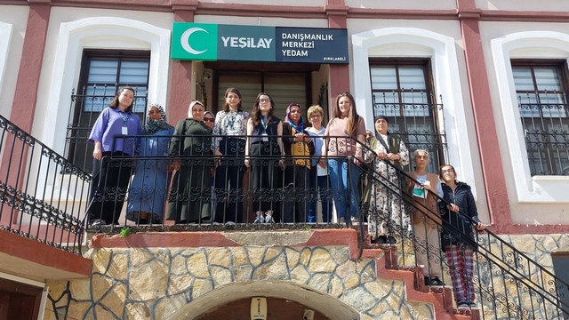 Kırklareli'nde SODAM kursiyerleri YEDAM'ı ziyaret etti