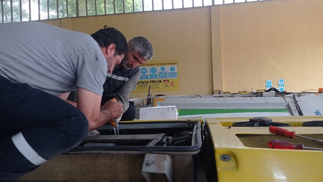 Batman'da halk otobüslerinin klima bakımları yapıldı