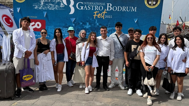 Uluslararası Gastro Bodrum Festivali'nde Marmaris Turizm MYO çifte madalya kazandı