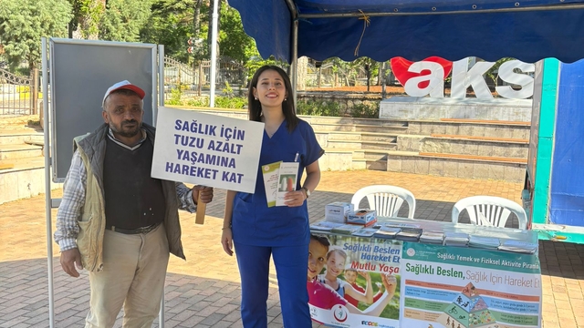 Akseki'de farkındalık etkinlikleriyle hipertansiyona dikkat çekiliyor