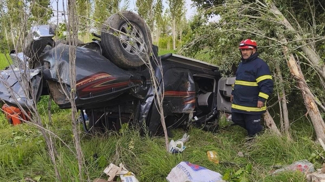 Otomobil takla attı: 1 ölü, 4 yaralı
