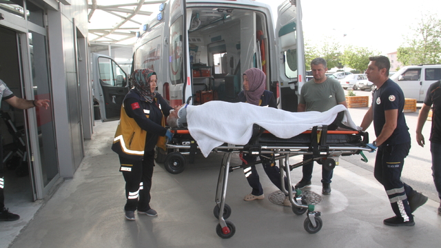 Beyşehir'de devrilen ATV'nin sürücüsü yaralandı