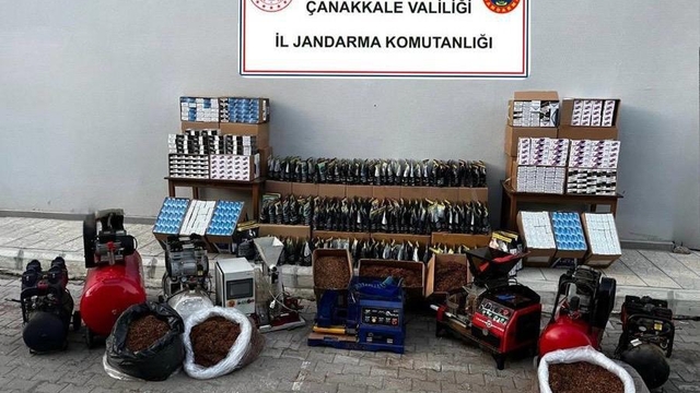 Biga'da kaçakçılık operasyonu düzenlendi