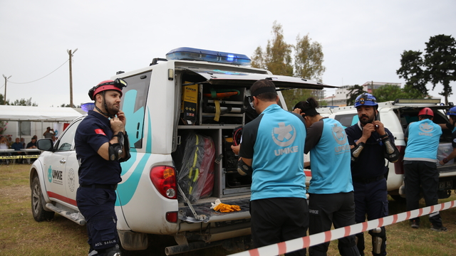 Hatay'da deprem tatbikatı yapıldı