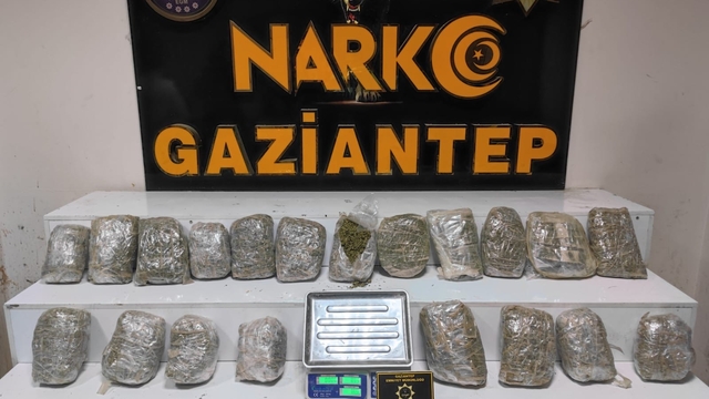 Gaziantep'te uyuşturucu operasyonunda 2 tutuklama