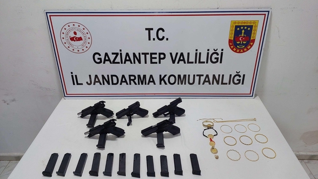 Gaziantep'te silah kaçakçılığı operasyonunda 2 zanlı tutuklandı