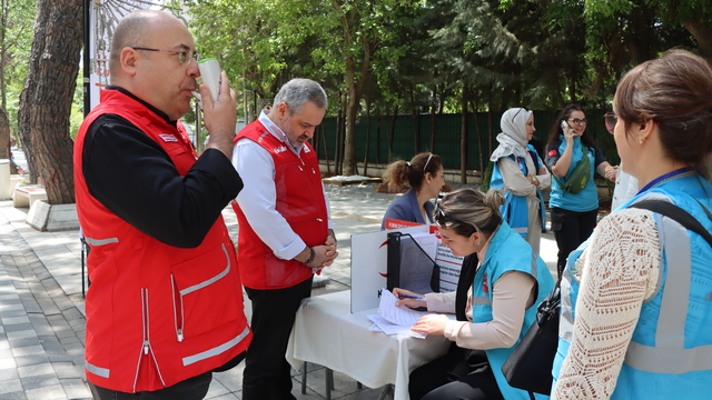 Kırklareli'nde sağlıklı yaşam ve kan bağışı etkinliği düzenlendi