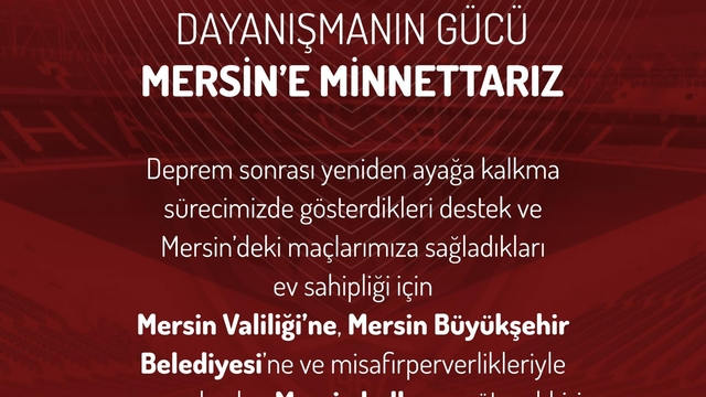 Hatayspor, Mersin'e veda etti