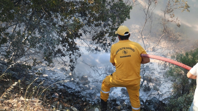 Marmaris'te orman yangını (2)
