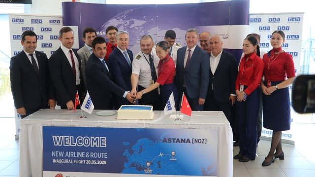 Gazipaşa-Alanya Havalimanı, FlyArsytan'ın ilk uçuşunu karşıladı