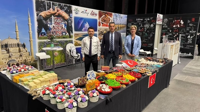 Edirne'nin kültürel ve turistik değerleri Avusturya'daki fuarda tanıtılıyor
