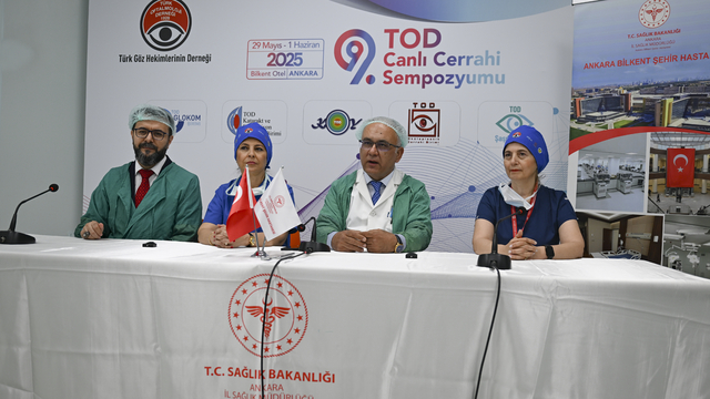 Göz hekimleri canlı yayında 70 göz ameliyatı yapacak