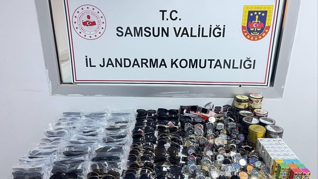 Samsun'da gümrük kaçağı ürünler satan şüpheli yakalandı