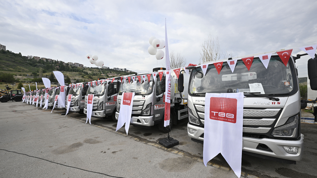 Türkiye Belediyeler Birliği, 57 belediyeye 59 yeni araç hibe etti